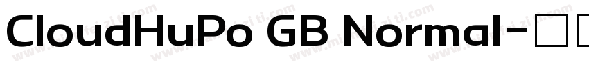 CloudHuPo GB Normal字体转换